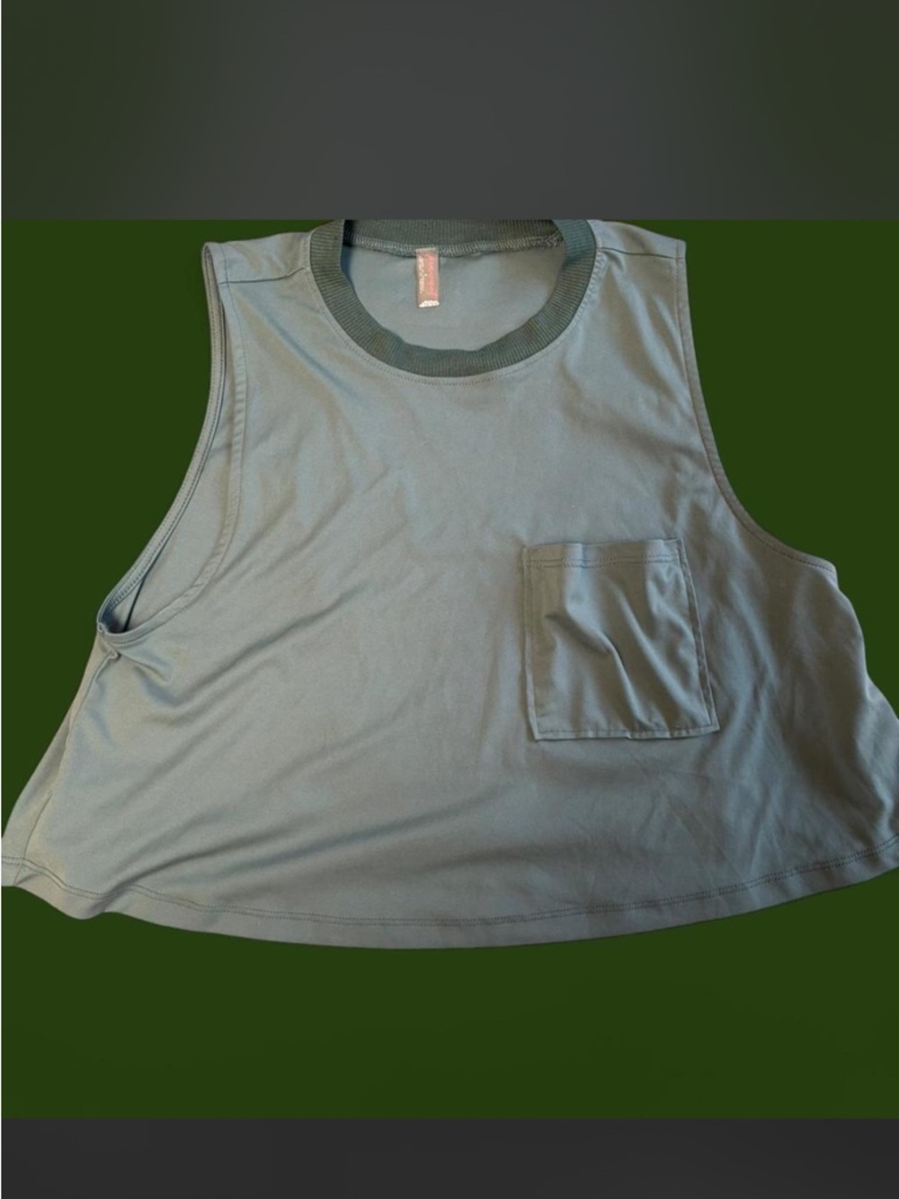 Women’s FP Movement by Free People Throwback Tank in the color Misty Forest.